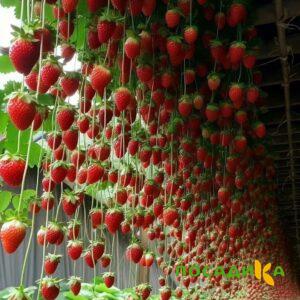 Клубника ампельная Анастасия купить по цене от 370р. в интернет-магазине «Посадика» с доставкой почтой в в Переславль-Залесскийе и по всей России – [изображение №1].